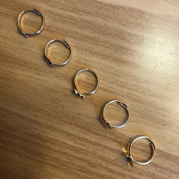 Bundle! Gold Tone Adjustable Rings - Picture 3 of 3